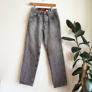 VTG 90s‎ Levi's Loose Silver Tab Jeans Mens 30X32 Acid Wash Black Made In USA